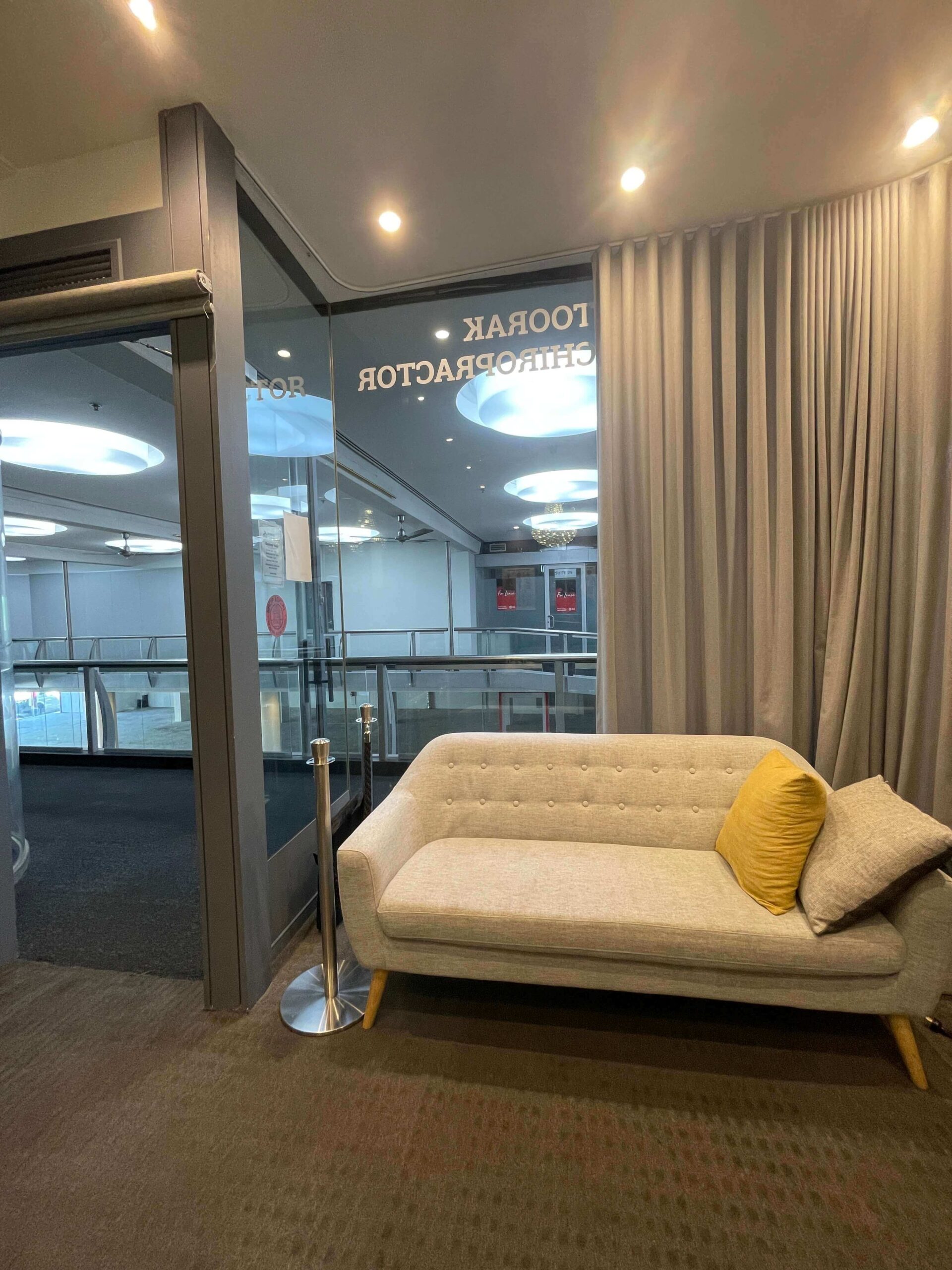 Toorak Chiropractor Lounge Area for Patients to Wait